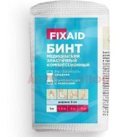Бинт ФИКСЭЙД эласт. сред. раст. 1м х 8см Альмед