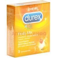 Презерватив DUREX Fruity Mix №3 Reckitt Benckiser Healthcare/Великобритания