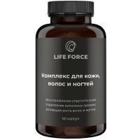 LIFE FORCE SKIN NAILS HAIR Комплекс д/кожи, волос и ногтей капс. 750мг №60 Эндорфин/Россия