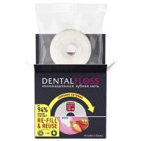 Зубная нить СПЛАТ PROFESSIONAL DENTAL FLOSS объемная клубника 30м  (смен. катушка) ProfiMed S.r.l/Италия
