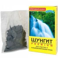 Минерал д/очистки воды Шунгит Сорбент + Фильтр 150г Природный целитель