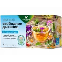Чайный напиток АЛТАЙ-СЕЛИГОР бронхо-легочный "Свободное дыхание" пак.-фильтр 1,5 №20 Алтай-Селигор/Россия
