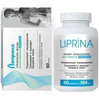 Липрина управление весом мультибиотик хитозан капс. 384мг №60 Вектор-Медика/Россия