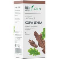 Будь здоров! Грин фиточай Фито Дуба кора пак. 75г Здоровье/Россия