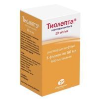Тиолепта фл.(р-р д/инф.) 12мг/мл 50мл №1 + подвесной светозащ.футл. пач.карт. Деко