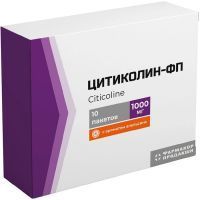 Цитиколин-ФП пак.(пор. д/приг. р-ра д/приема внутрь) 1000мг 4г №10 (апельсин) Фармакор Продакшн/Россия