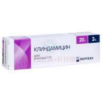 Клиндамицин-ВЕРТЕКС туба(крем ваг.) 2% 20г + аппл. (1 шт.) Вертекс/Россия