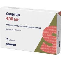Скертцо таб. п/пл.об. 400мг №7 Sandoz/Австрия