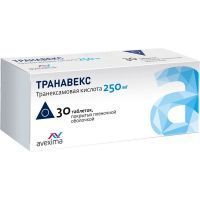 Транавекс таб. п/пл. об. 250мг №30 Ирбитский ХФЗ