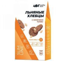 Хлебцы АВС ХЭЛСИ ФУД льняные с семенами тыквы 100г Олеос/Россия