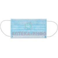 Маска медицинская трехслойная на резинке МК-А01 HangZhou ZhouMai Medical Technology LTD/Китай