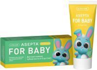 Асепта Baby зубная паста (0-3лет) гелевая Спелый банан 50мл Вертекс
