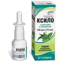 Ксило с ментолом и эвкалиптом фл.(спрей назальн.) 0,1мг/доза 15мл Фармтехнология/Беларусь