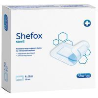 Повязка Shefox пластырного типа стер. 8х10см №25 Бергус/Россия