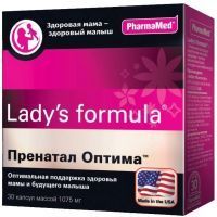 Леди-с формула Пренатал Оптима таб. №30 Kelker Pharma Inc./США/Биовид/Россия