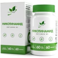 Никотинамид (Витамин В3) VEG Naturalsupp капс. №60 Натуральные добавки/Россия