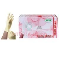 Перчатки смотровые н/стер. разм. S (латекс. св/прочные) (SFM Hospital Products/Германия)