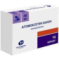 Атомоксетин Канон капс. 40мг №14 Канонфарма Продакшн/Россия