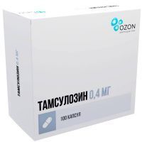Тамсулозин капс. с пролонг. высв. 0,4мг №100 Озон/Россия