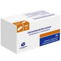 Окскарбазепин Канон таб. п/пл. об. 600мг №50 Канонфарма Продакшн