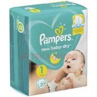 Подгузники PAMPERS New Baby Newborn (2-5кг) №27 Проктер энд Гэмбл/Россия