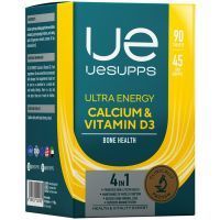 UESUPPS Ультра Энерджи Кальций и Витамин D3 таб. №90 Ultra Energy Supplements Trading L.L.C/ОАЭ