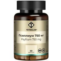 Псиллиум TETRALAB капс. №60 Квадрат-С