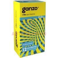 Презерватив GANZO Ribs №12 (ребристые) PharmLine/Великобритания