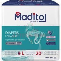 Подгузники для взрослых MADITOL Pharma разм. L №20 МедЛен