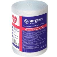 Бинт ИНТЕКС ЛАЙТ эласт. с застеж. выс. растяж. 10смх3м Интертекстиль/Россия