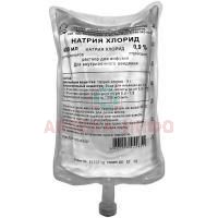 Натрия хлорид конт.(р-р д/инф.) 0,9% 400мл №1 пач.карт. Мосфарм