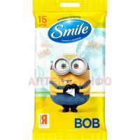 Салфетки детские SMILE влажн. "Лицензионные герои. Миньоны" №15 КПД/Украина