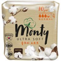 Прокладки Monty Ultra Soft Normal Plus 24см №10 G.T. PAPER CO. LTD. PUTIAN FUJIAN/КИТАЙ