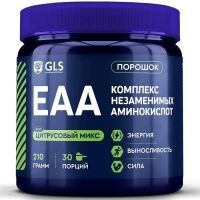 GLS Аминокислотный комплекс пор. 210г (цитрусовый микс) банка Глобал Хэлфкеар/Россия