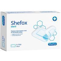 Повязка Shefox пластырного типа стер. 6х10см №25 Бергус/Россия