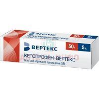 Кетопрофен-Вертекс туба(гель д/наружн. прим.) 5% 50г №1 Вертекс/Россия