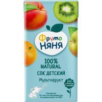 Сок ФРУТОНЯНЯ мультифруктовый 500мл Прогресс