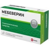 Мебеверин Велфарм капс. с пролонг. высв. 200мг №30 Велфарм-М/Россия Мебеверин Велфарм капс. с пролонг. высв. 200мг №30 Велфарм-М/Россия