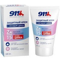 911 Professional Sanitizing крем д/кожи защитный с оксидом цинка 100мл Твинс Тэк/Россия