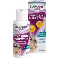 Паранит Форте шампунь Усиленная формула 100мл (педикулицидное средство) + гребень Интерфилл