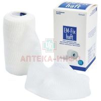 Бинт EM-FIX HAFT эласт. 10cм х 4м (бел.) Евромед