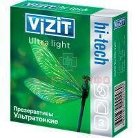 Презерватив VIZIT Hi-Tech Ultra Light (ультратонкие) №3 CPR Productions und Vertriebs/Германия