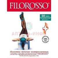 Колготы FILOROSSO 80den леч.-проф. 2-кл. р. 4 (беж.) Franzoni