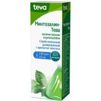 Минтозалин-Тева фл.(спрей назальн. доз.) 22,5 мкг/доза 10мл №1 (с ароматом ментола) Рубикон/Россия