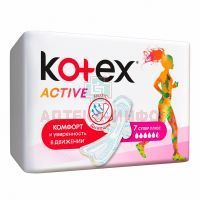 Прокладки гигиенические KOTEX Super Plus Activ №7 Kimberly Clark/Чехия