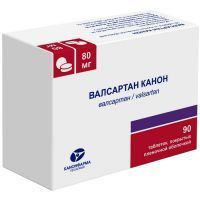 Валсартан Канон таб. п/об. 80мг №90 Канонфарма Продакшн