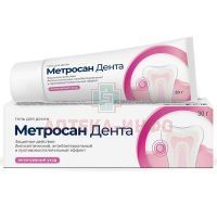 Гель МЕТРОСАН ДЕНТА д/десен с антибактер. и антисептическим эффектом 30г Фарметрикс