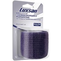 Бинт Luxsan самофикс. эласт. 6х4 (фиол.) Интертекс