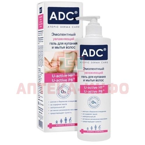 Гель ADC д/купания и мытья волос Эмолентный увлаж. д/детей и взр. 200мл Наша мама Гель ADC д/купания и мытья волос Эмолентный увлаж. д/детей и взр. 200мл Наша мама