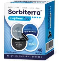 Сорбитерра СорбентПро капс. №40 Лайф Фарм/Россия